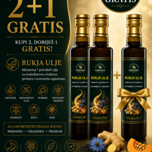 Rukja ulje 250 ML za Energiju i Detoksikaciju (2+1 GRATIS)